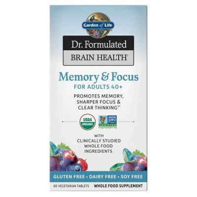 Garden of Life - Dr. Formulated Memory & Focus for Adults 40+ -