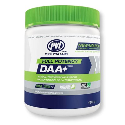 PVL Essentials - Full Potency DAA+, Unflavoured - 186g