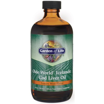 Garden of Life - Olde World Icelandic Cod Liver Oil, Lemon Mint