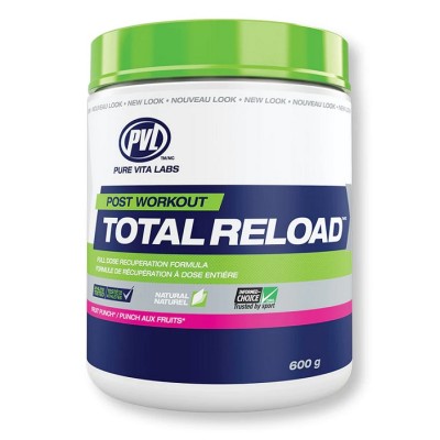 PVL Essentials - Post Workout Total Reload, Fruit Punch - 600g
