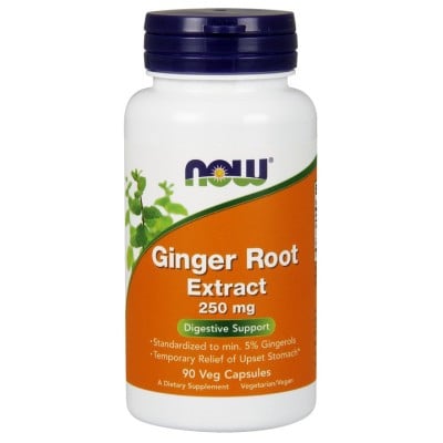 NOW Foods - Ginger Root Extract, 250mg - 90 vcaps
