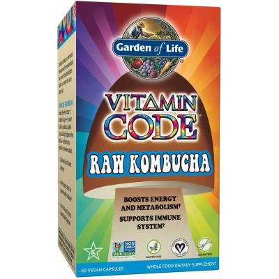 Garden of Life - Vitamin Code Raw Kombucha - 60 vegan caps