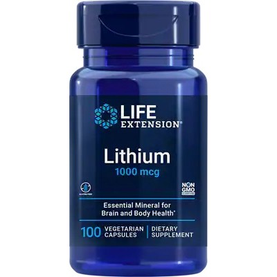 Life Extension - Lithium, 1000mcg - 100 vcaps