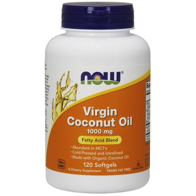 NOW Foods - Virgin Coconut Oil, 1000mg - 120 softgels