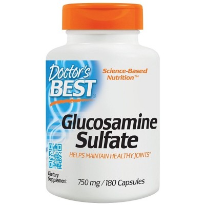 Doctor's Best - Glucosamine Sulfate, 750mg - 180 caps