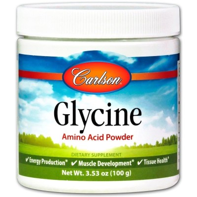 Carlson Labs - Glycine, Amino Acid Powder - 100 grams