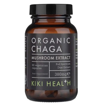 KIKI Health - Chaga Extract Organic, 380mg - 60 vcaps