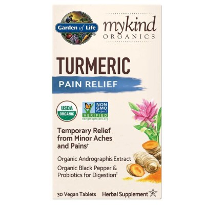 Garden of Life - Mykind Organics Turmeric Pain Relief