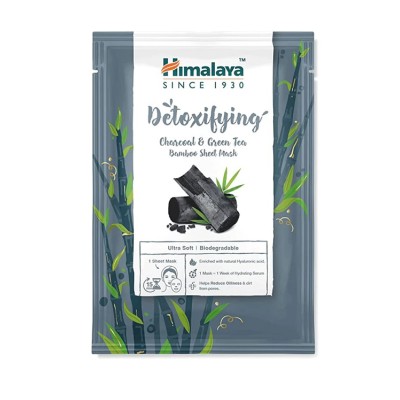 Himalaya - Detoxifying Charcoal & Green Tea Bamboo Sheet Mask