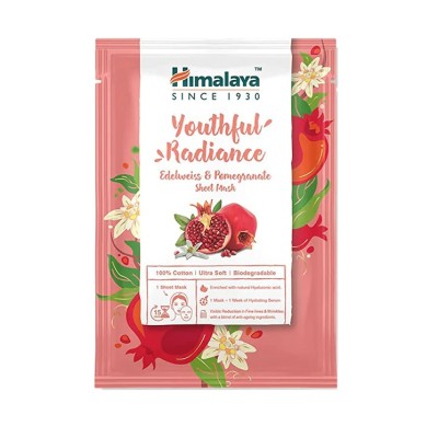 Himalaya - Youthful Radiance Edelweiss & Pomegranate Sheet Mask