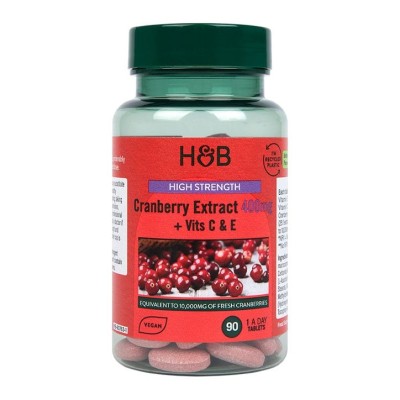 Holland & Barrett - High Strength Cranberry Extract + Vits C & E
