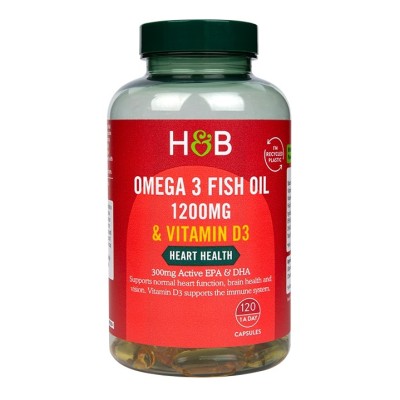 Holland & Barrett - Omega 3 Fish Oil 1200mg & Vitamin D3