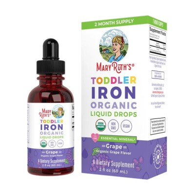 MaryRuth Organics - Organic Toddler Iron Liquid Drops