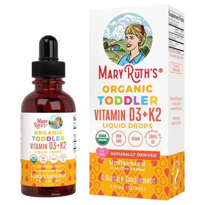 MaryRuth Organics - Organic Toddler Vitamin D3+K2 Liquid Drops
