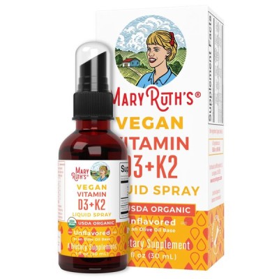 MaryRuth Organics - Vegan Vitamin D3 + K2