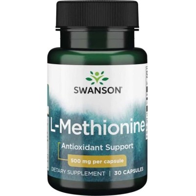 Swanson - L-Methionine, 500mg - 30 caps