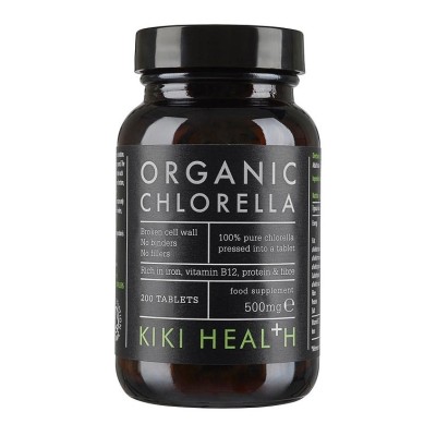 KIKI Health - Chlorella Organic, 500mg - 200 tablets