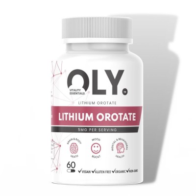Oly -  Lithium Orotate - 5mg - 60 vcaps