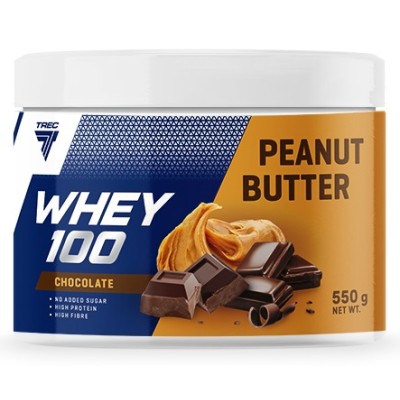 Trec Nutrition - Peanut Butter Whey 100 - Chocolate - 550g