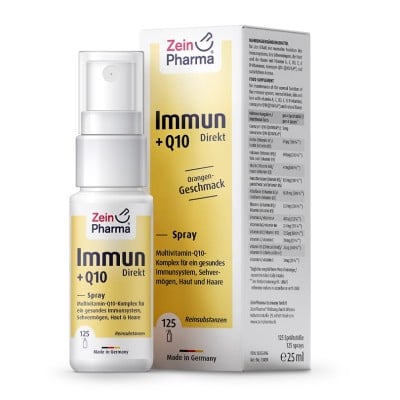 Zein Pharma - Immune + Q10 Direct Spray - Orange - 25 ml.