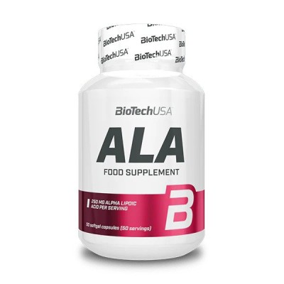 BioTechUSA - ALA Alpha Lipoic Acid - 250mg - 50 caps