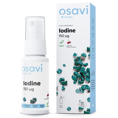 Osavi - Iodine Oral Spray - 150mcg (Cherry) - 26 ml.