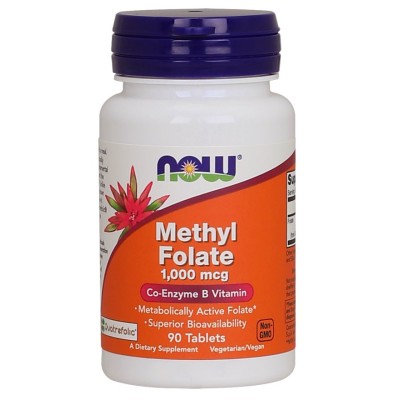 NOW Foods - Methyl Folate, 1000mcg - 90 tablets