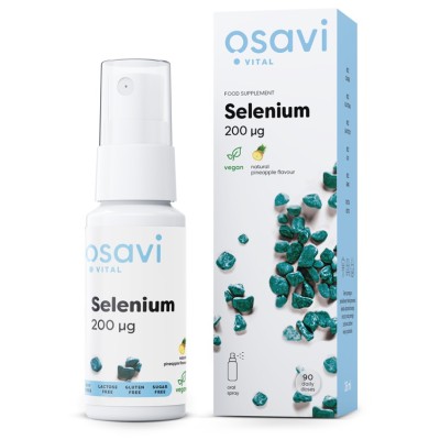 Osavi - Selenium Oral Spray - 200mcg (Pineapple) - 26 ml.