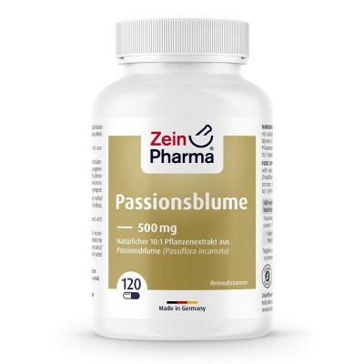Zein Pharma - Passion Flower - 500mg - 120 caps