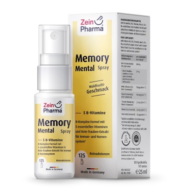 Zein Pharma - Memory Mental Spray - Wild Berry - 25 ml.
