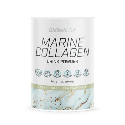 BioTechUSA - Marine Collagen - Lemon-Green Tea - 240g