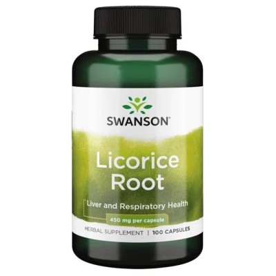 Swanson - Licorice Root, 450mg - 100 caps