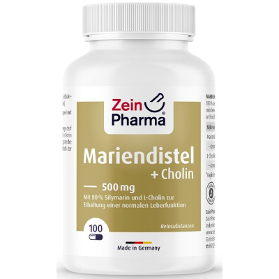 Zein Pharma - Milk Thistle + Choline, Liver Complex - 100 caps