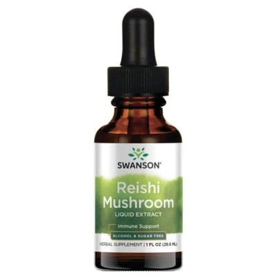 Swanson - Reishi Mushroom Liquid Extract, Alcohol & Sugar-Free