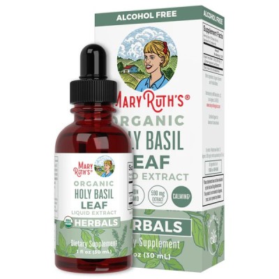 MaryRuth Organics - Organic Holy Basil Leaf Liquid Drops