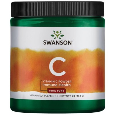 Swanson - Vitamin C Powder, 100% Pure - 454 grams