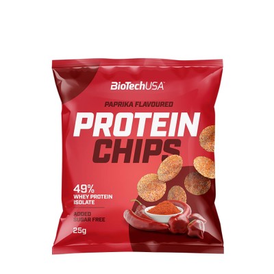 BioTechUSA - Protein Chips - Paprika Flavoured - 25 g
