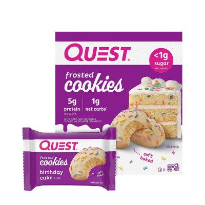 Quest Nutrition - Frosted Cookies, Birthday Cake - 25 g