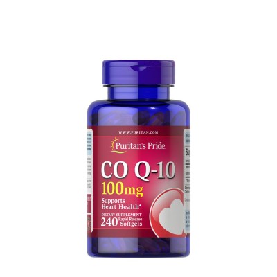 Puritan's Pride - Co Q-10 100 mg - 240 Softgels