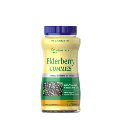 Puritan's Pride - Elderberry Gummies with Vitamin C, D & Zinc