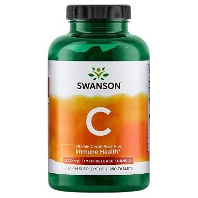 Swanson - Vitamin C with Rose Hips Extract - Timed-Release
