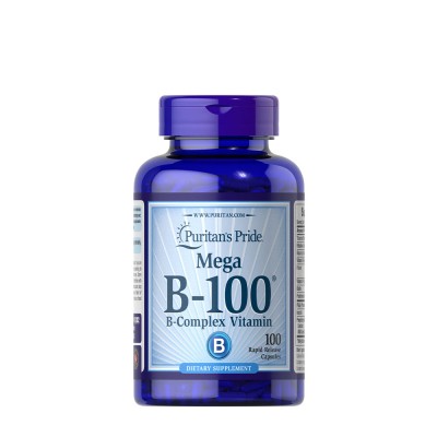 Puritan's Pride - Vitamin B-100 Complex - 100 Capsules