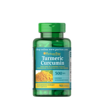 Puritan's Pride - Turmeric Curcumin 500 mg - 90 Capsules