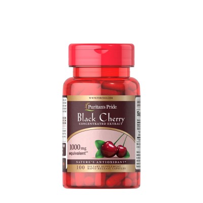 Puritan's Pride - Black Cherry Extract 1000 mg - 100 Capsules