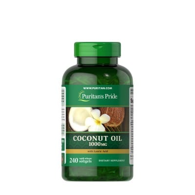 Puritan's Pride - Coconut Oil 1000 mg - 240 Softgels