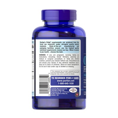 Puritan's Pride - Omega-3 Fish Oil Coated 1200 mg (360 mg