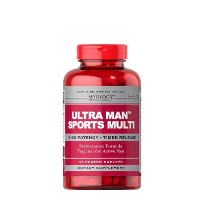 Puritan's Pride - Ultra Man™ Sports Multivitamins - 90 Caplets