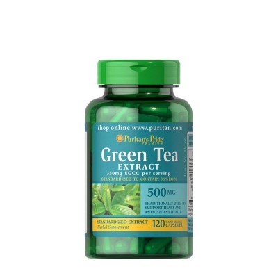 Puritan's Pride - Green Tea Standardized Extract 500 mg - 120