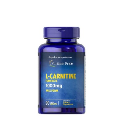 Puritan's Pride - L-Carnitine Fumarate 1000 mg - 90 Caplets