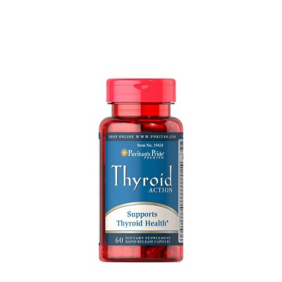 Puritan's Pride - Thyroid Action - 60 Capsules
